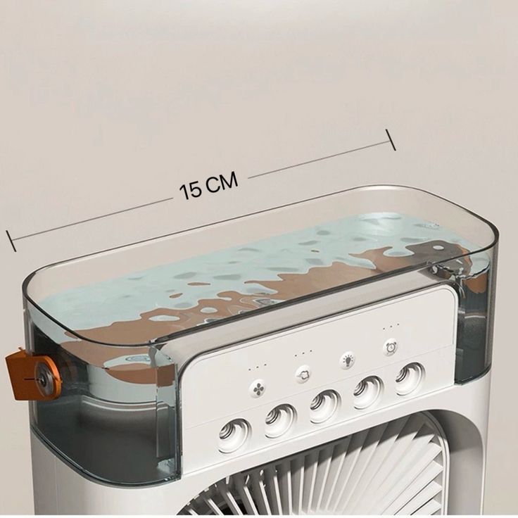 Portable Air Cooler & Humidifier with Adjustable Fan