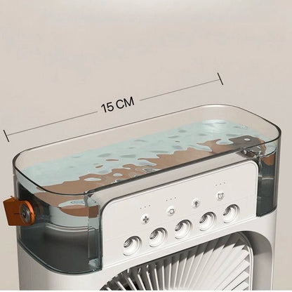 Portable Air Cooler & Humidifier with Adjustable Fan